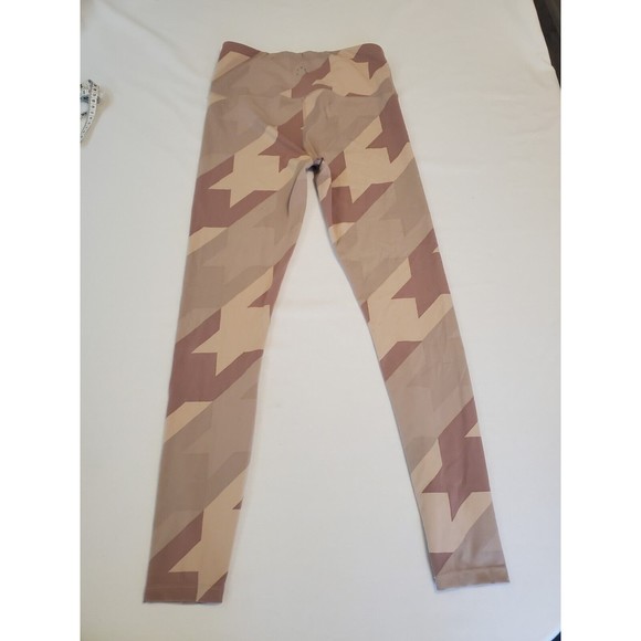 Varley Anthropologie Light Blush Pink Geometric Legging Women’s Size Small - Picture 3 of 8